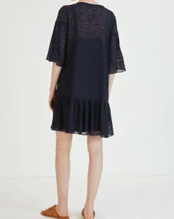 Robe Charlotte bleu nuit