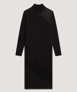 Robe Chérie en Laine mélangé noire