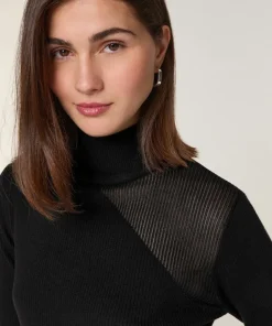 Robe Chérie en Laine mélangé noire