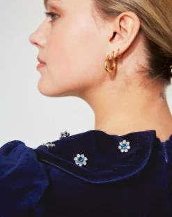 Robe courte en Velours Princesse encre