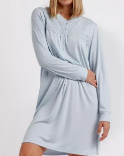 Robe de chambre Juno bleu ciel