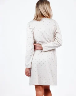 Robe de nuit You are enough beige/bleu