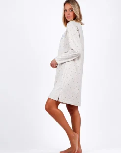 Robe de nuit You are enough beige/bleu