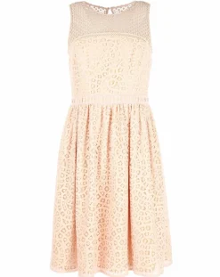 Robe Dico patineuse texturée rose