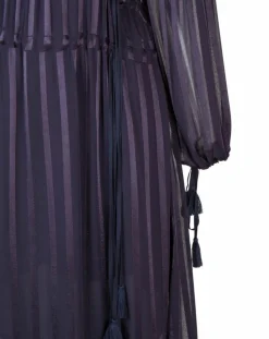 Robe Elise zébre encre