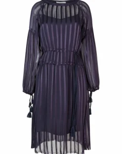 Robe Elise zébre encre