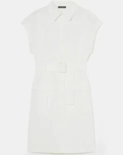 Robe en coton blanche