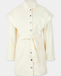 Robe en Denim Patti écrue