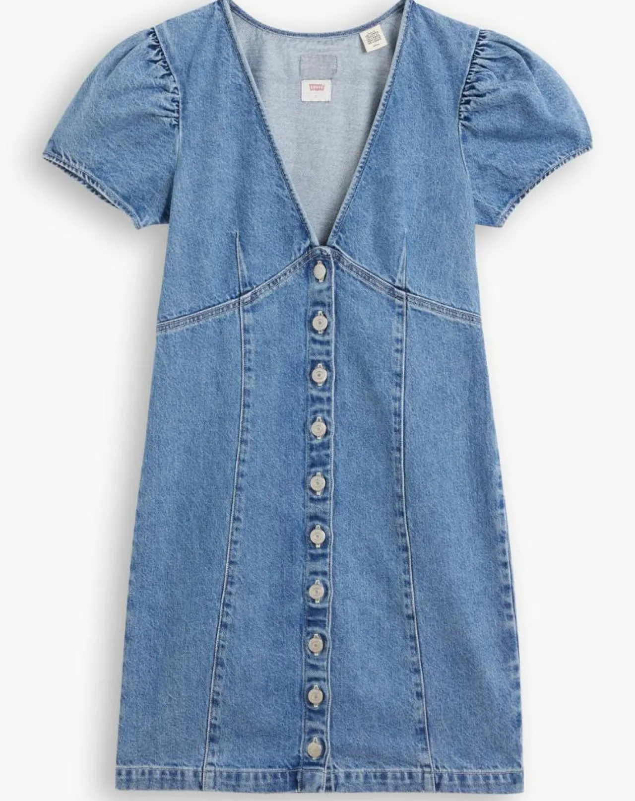 Robe en jean courte Erin 90's bleue