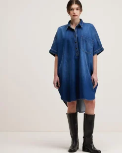 Robe en jean Klenn blue stone