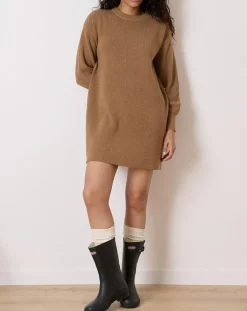 Robe en Laine mélangée Tiphaine mocha