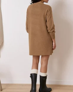 Robe en Laine mélangée Tiphaine mocha