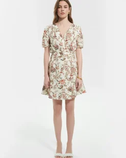 Robe en Lin mélangé Russelina imprimée