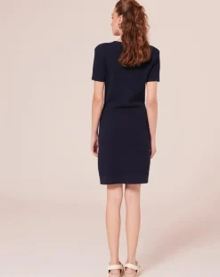 Robe en maille fantaisie nocturne