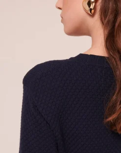 Robe en maille fantaisie nocturne