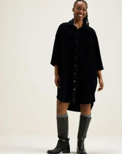 Robe en Velours côtelé Gladys america