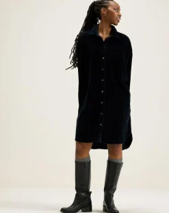 Robe en Velours côtelé Gladys america