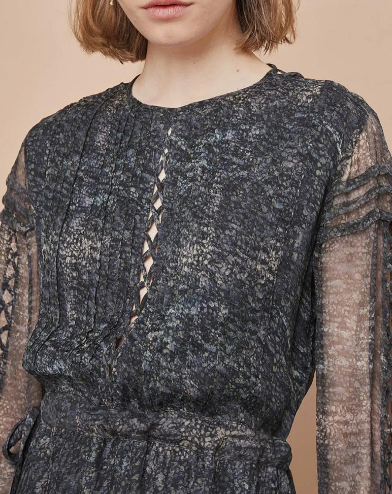 Robe Frances granit encre