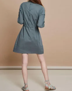Robe Francesca bleu/gris