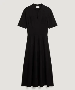 Robe Freesia en Laine mélangé noire