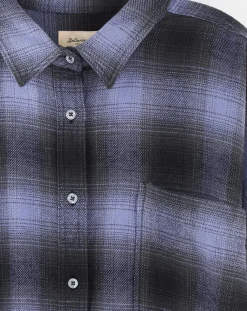 Robe Gen à carreaux violette