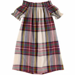 Robe Henna à carreaux multicolore