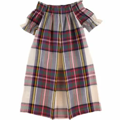 Robe Henna à carreaux multicolore