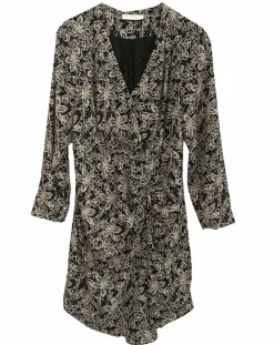 Robe imprimée floral Luna noire