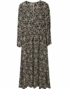 Robe imprimée Noémie noire