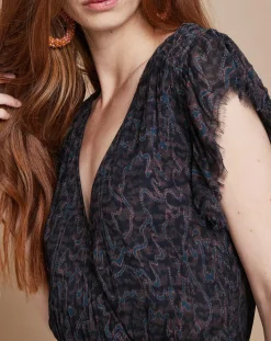 Robe Java desert bleu nuit