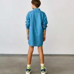 Robe jean en Coton & Lin Approx bleu denim