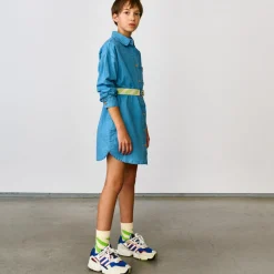 Robe jean en Coton & Lin Approx bleu denim