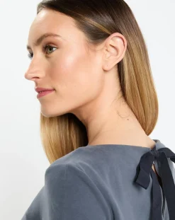 Robe Jersey bleu foncé