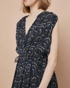 Robe Josepha vague bleue