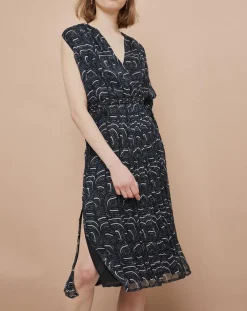 Robe Josepha vague bleue