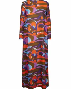 Robe longue Caftan Purple Country Pop lilas