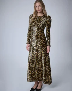 Robe longue en Velours Panther unique
