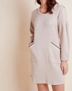 Robe Maille Love miel