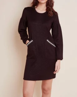 Robe Maille Love noire