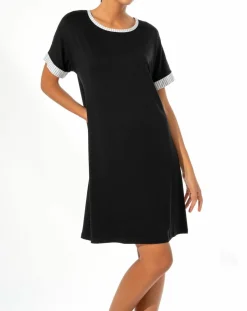 Robe manche courte noire