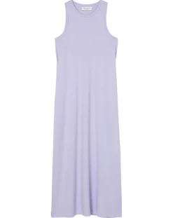 Robe maxi violet clair