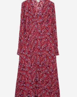 Robe Miroko paisley sanguine