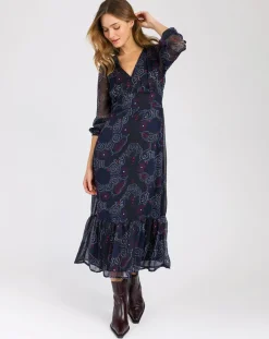 Robe Oclande hilda bleu