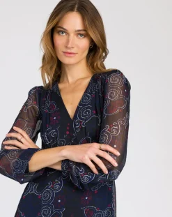 Robe Oclande hilda bleu