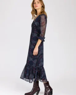 Robe Oclande hilda bleu