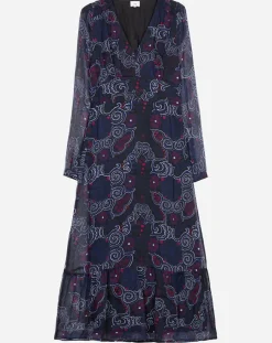 Robe Oclande hilda bleu