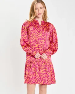 Robe Oversize Sirop 2 orange/violet