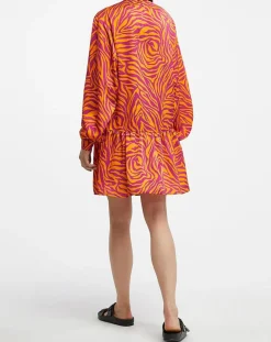 Robe Oversize Sirop 2 orange/violet