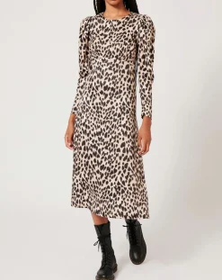 Robe Panthère Coeur léopard