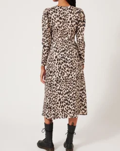 Robe Panthère Coeur léopard